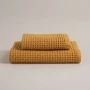 Set Badhandtücher Frottee Handtuch 54X110 und Gästetuch 45X65 Waffle 400gr