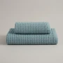 Set Badhandtücher Frottee Handtuch 54X110 und Gästetuch 45X65 Waffle 400gr
